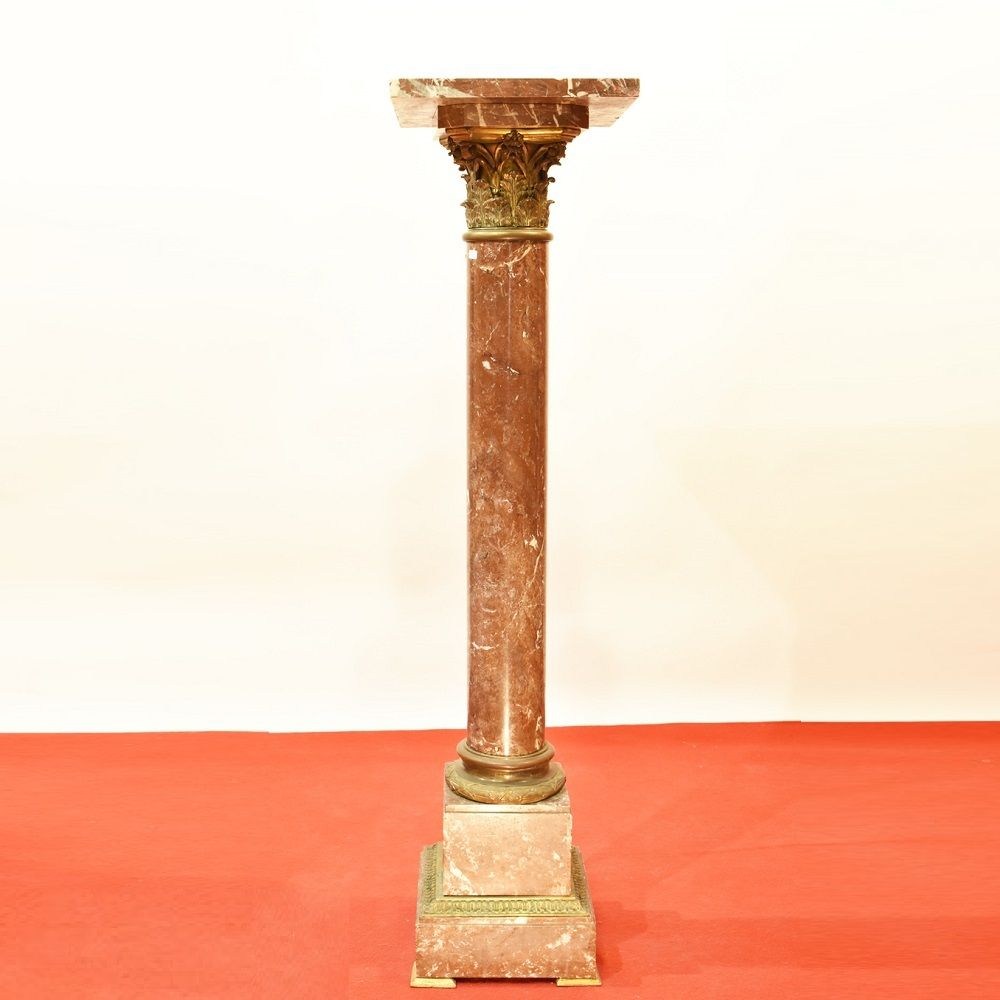 COL24 antique red marble column époque Napoléon III.jpg